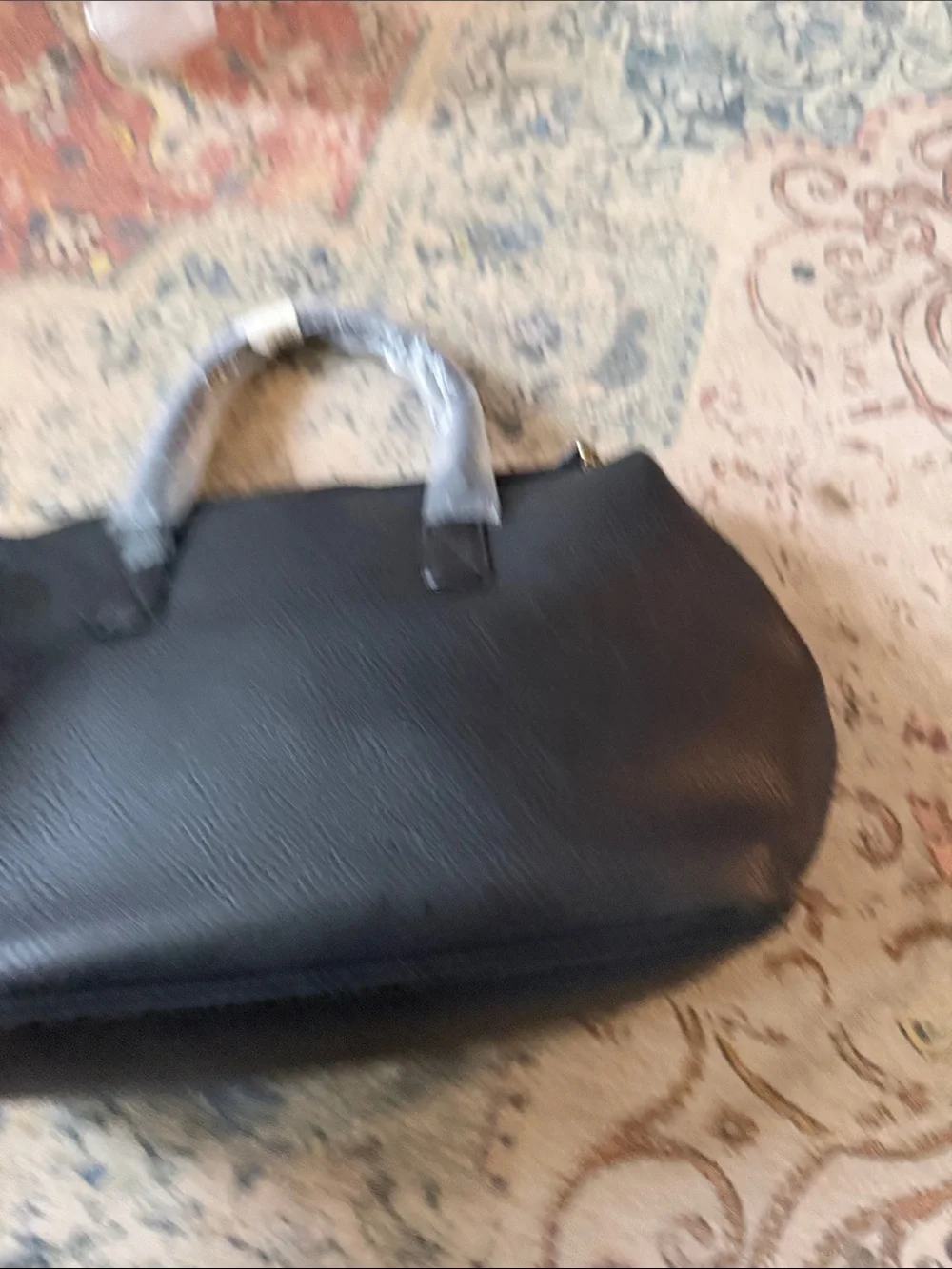 NWT Kenneth Cole Reaction Black Shopper Tote / Satchel